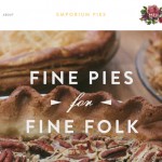 Good inspiration web design of the day：『EMPORIUM PIES』