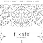 Good inspiration web design of the day：『Fixate』