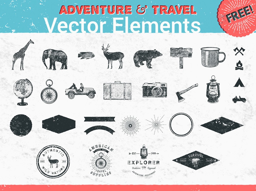 adventure-travel-vector-elements